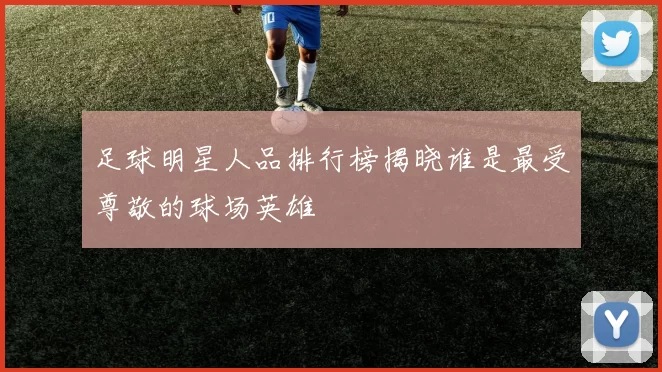 足球明星人品排行榜揭晓谁是最受尊敬的球场英雄