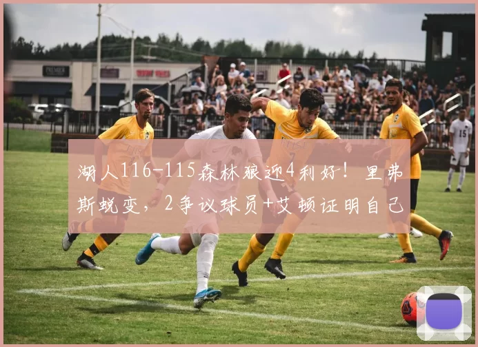 湖人116-115森林狼迎4利好！里弗斯蜕变，2争议球员+艾顿证明自己